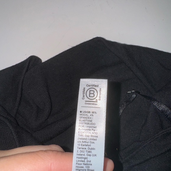 Athleta Well Rested Rib Sleep Bra Black M - Picture 7 of 8